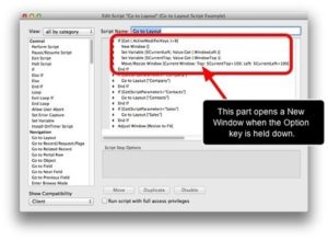 Sample FileMaker Navigation Menu - Brilliant Scoops